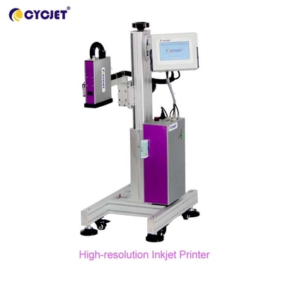 UV High Resolution Inkjet Printer 60m / Min High Speed Plastic Film Date Printing
