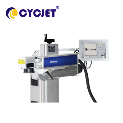 CYCJET LF100F Fiber Fly Laser Marking Machine For Metal / Pipes 100W