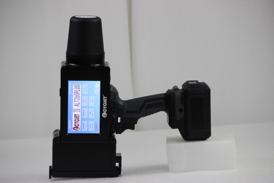 Plate Metal Large Character Inkjet Printer 82mm Product Information Printing Machine