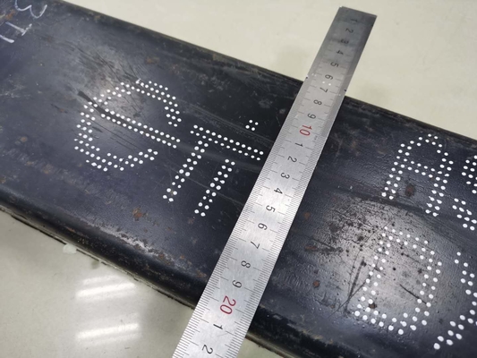 Plate Metal Large Character Inkjet Printer 82mm Product Information Printing Machine