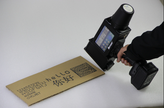 50mm Industrial Portable Handheld Inkjet Printer Metal Pipes Printing