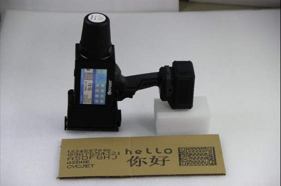 Large Character Inkjet Printer 80mm Text Logo Manual Printing For Carton Box