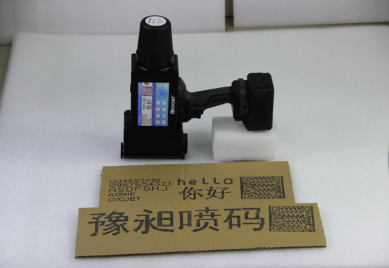 Large Character Inkjet Printer 80mm Text Logo Manual Printing For Carton Box