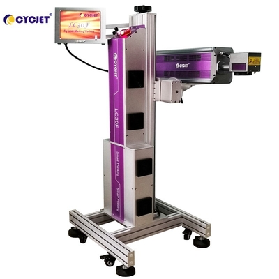 Máy khắc laser trực tuyến Fly công nghiệp cho chai vật nuôi 30W