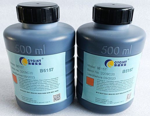 CYCJET B5157 Industrial Inkjet Printer Inks CIJ Black Ink 500ml Bottle