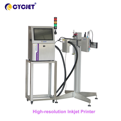 Máy in phun độ phân giải cao CYCJET để in logo vật liệu không dệt 40m / phút