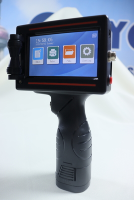 Manual Control 12.7mm Portable Handheld Inkjet Printer Wireless Connection